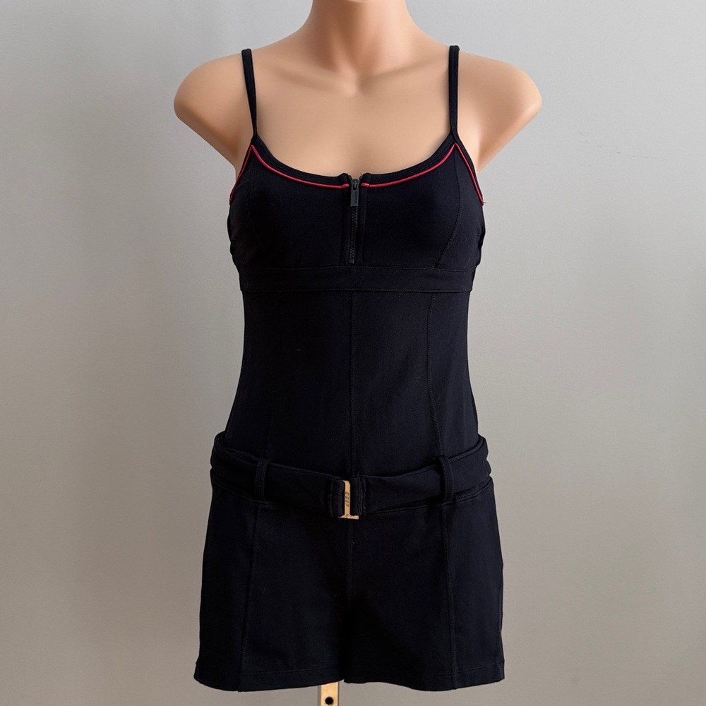 Vintage Bebe Sport Workout Jumpsuit Size XS